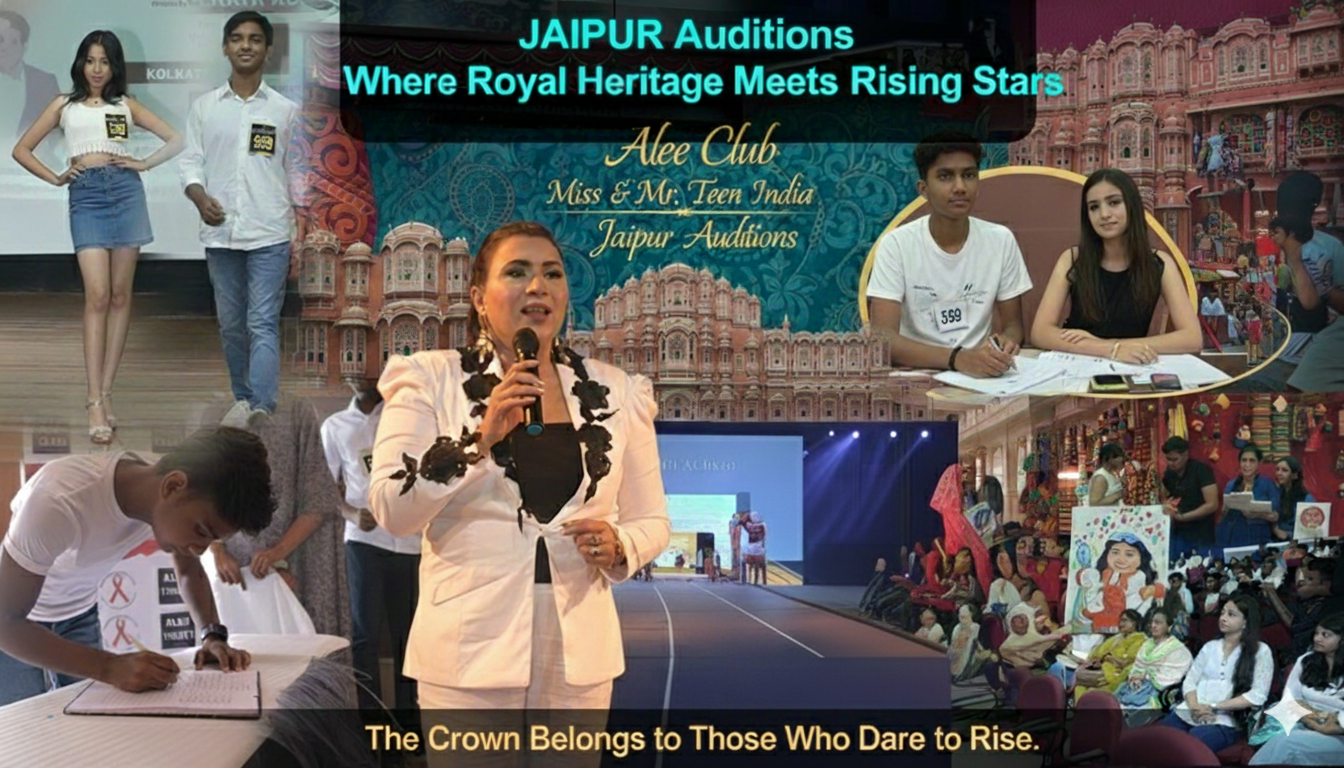 Alee Club Miss & Mr. Teen India 2026 Jaipur Auditions — Where Royal Heritage Meets Rising Stars